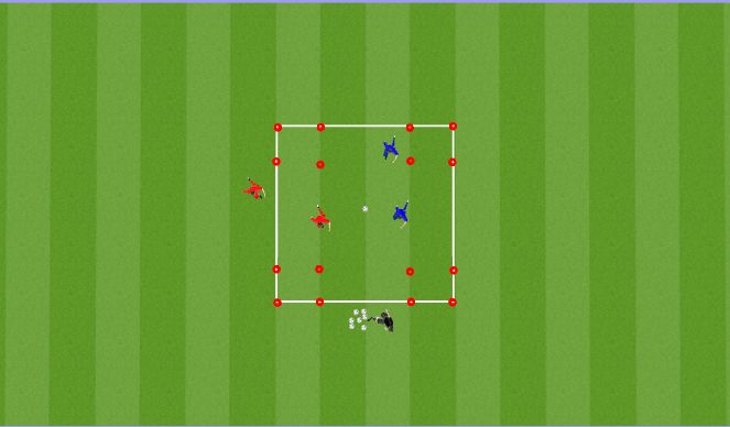 Football/Soccer Session Plan Drill (Colour): Animation 2