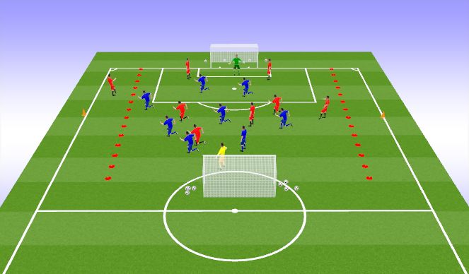 Football/Soccer Session Plan Drill (Colour): Screen 3