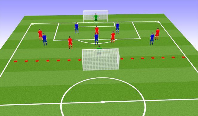 Football/Soccer Session Plan Drill (Colour): Tourney