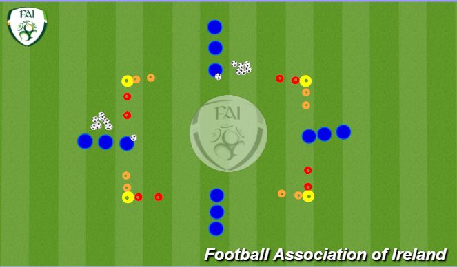 Football/Soccer Session Plan Drill (Colour): VIDEO - 1v1