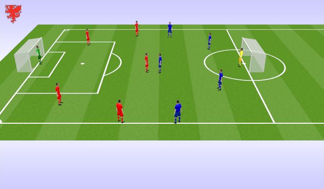 Football/Soccer Session Plan Drill (Colour): Screen 3