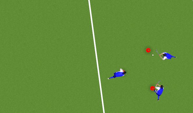 Hockey Session Plan Drill (Colour): Animation 2