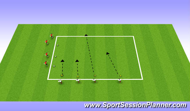 Football/Soccer Session Plan Drill (Colour): Starwars