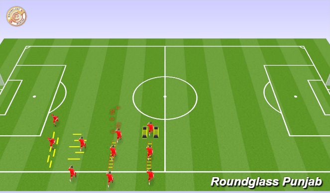 Football/Soccer Session Plan Drill (Colour): Screen 1