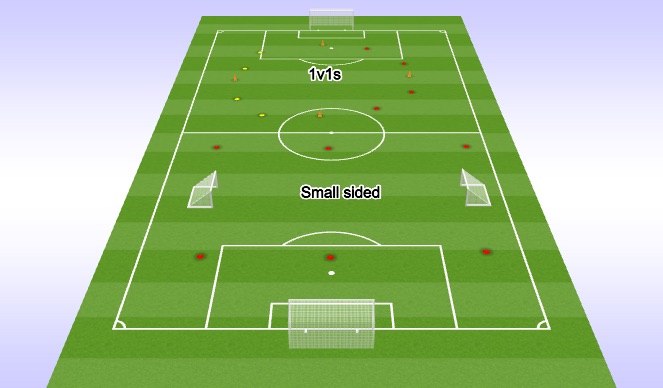 Football/Soccer Session Plan Drill (Colour): Screen 1