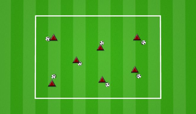 Football/Soccer Session Plan Drill (Colour): ELIMINATION