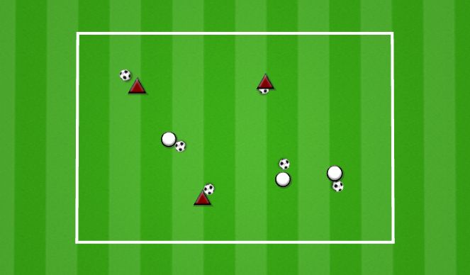 Football/Soccer Session Plan Drill (Colour): TEAM VS TEAM