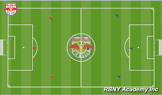 Football/Soccer Session Plan Drill (Colour): Station 3 (SSG) Stacy