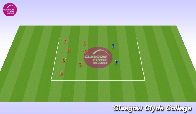 Football/Soccer Session Plan Drill (Colour): Screen 1