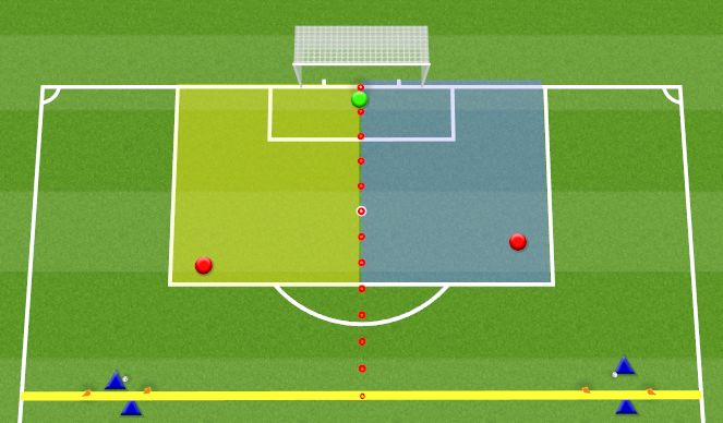 Football/Soccer Session Plan Drill (Colour): Animation 2