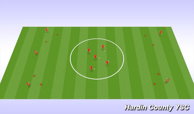 Football/Soccer Session Plan Drill (Colour): Screen 1