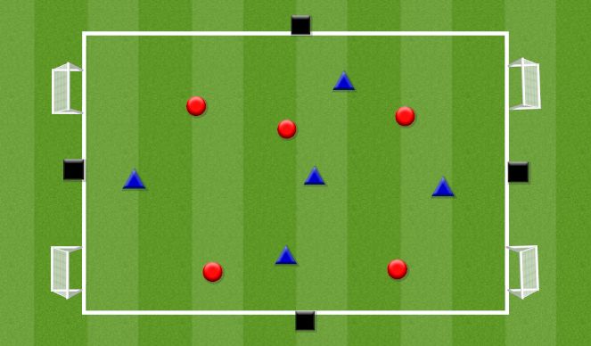 Football/Soccer Session Plan Drill (Colour): Game