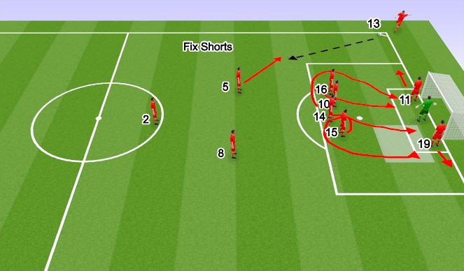 Football/Soccer Session Plan Drill (Colour): Ball To Feli