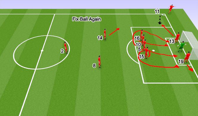 Football/Soccer Session Plan Drill (Colour): Ball To Braiden