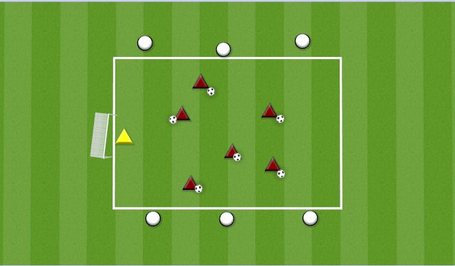 Football/Soccer Session Plan Drill (Colour): JURASSIC PARK