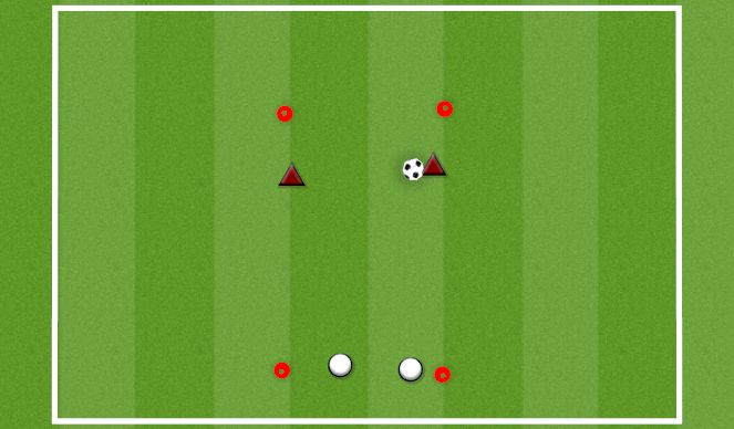 Football/Soccer Session Plan Drill (Colour): HEADING BATTLES