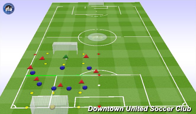 Football/Soccer Session Plan Drill (Colour): PSAM