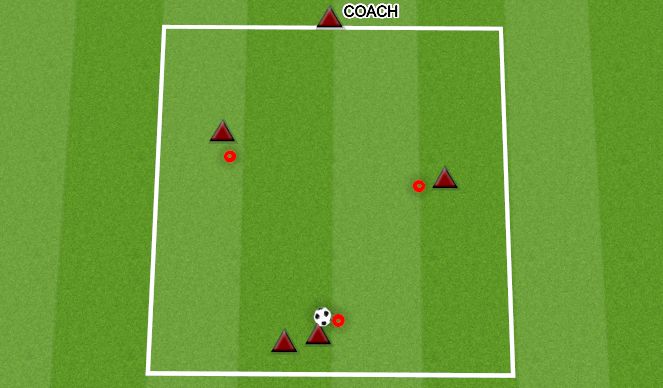 Football/Soccer Session Plan Drill (Colour): LIVERPOOL LIGHTSWITCH WARM UP II