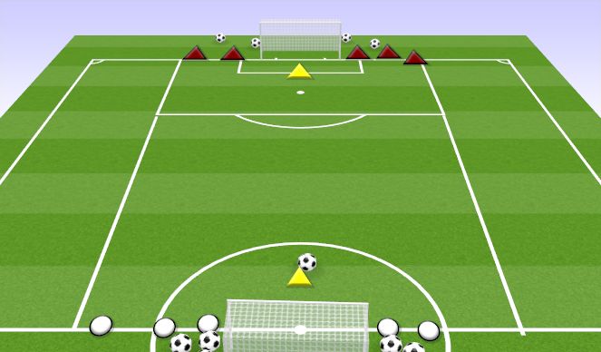 Football/Soccer Session Plan Drill (Colour): LIGHTSWITCH III