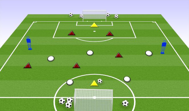 Football/Soccer Session Plan Drill (Colour): LIGHTSWITCH IV