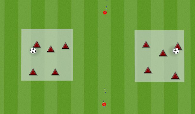 Football/Soccer Session Plan Drill (Colour): INDIVIDUAL TRANSITION