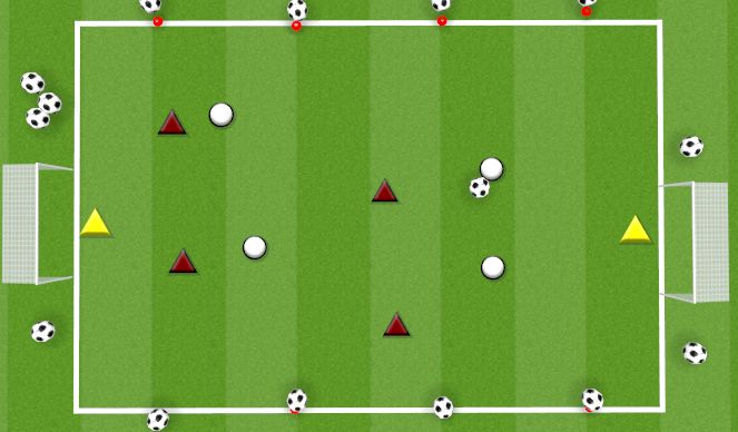 Football/Soccer Session Plan Drill (Colour): GO FETCH