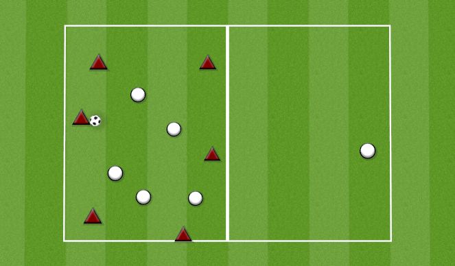 Football/Soccer Session Plan Drill (Colour): Animation 7