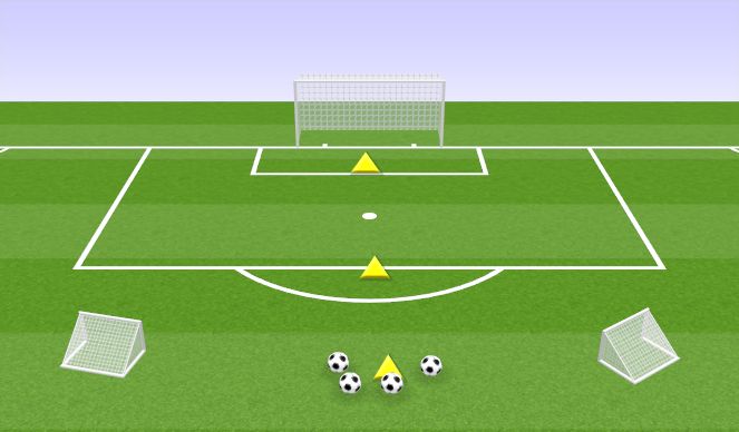 Football/Soccer Session Plan Drill (Colour): GOALKEEPING SAVING ON THE TURN 