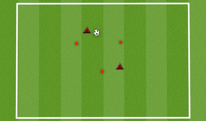 Football/Soccer Session Plan Drill (Colour): TRIANGLE PASSING