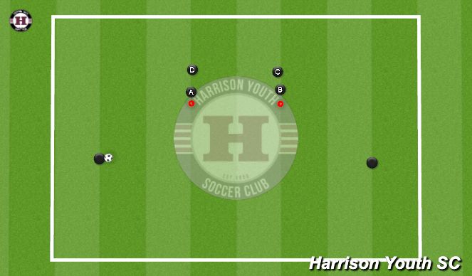 Football/Soccer Session Plan Drill (Colour): Animation 1
