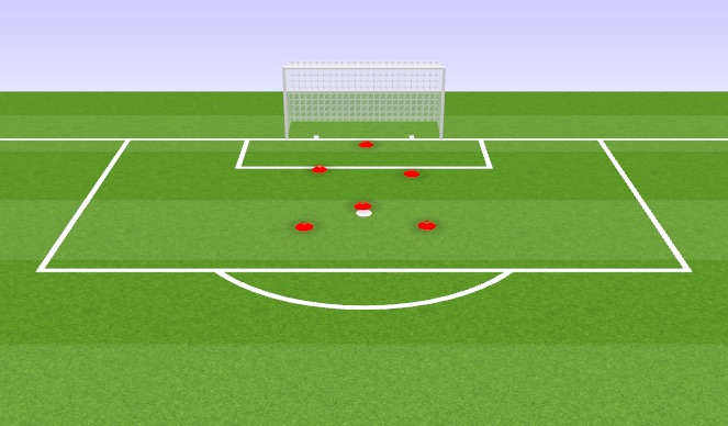 Football/Soccer Session Plan Drill (Colour): Cross Ball Intro 