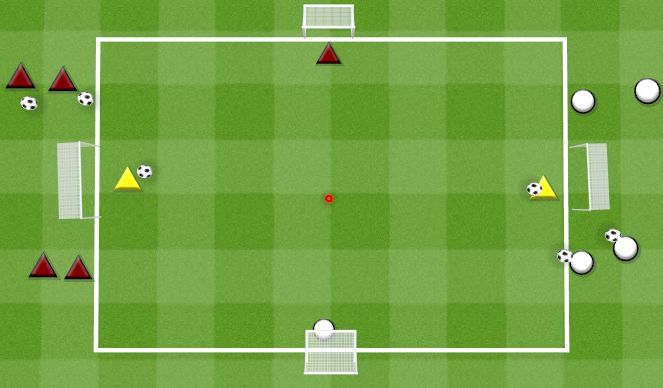 Football/Soccer Session Plan Drill (Colour): Animation 2