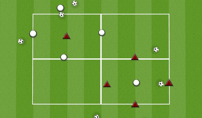 Football/Soccer Session Plan Drill (Colour): INDIVIDUAL WIN FOR THE TEAM