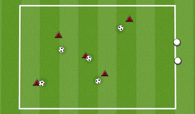 Football/Soccer Session Plan Drill (Colour): HELP A FRIEND