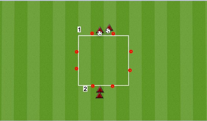 Football/Soccer Session Plan Drill (Colour): TECHNIQUE AND TOUCH