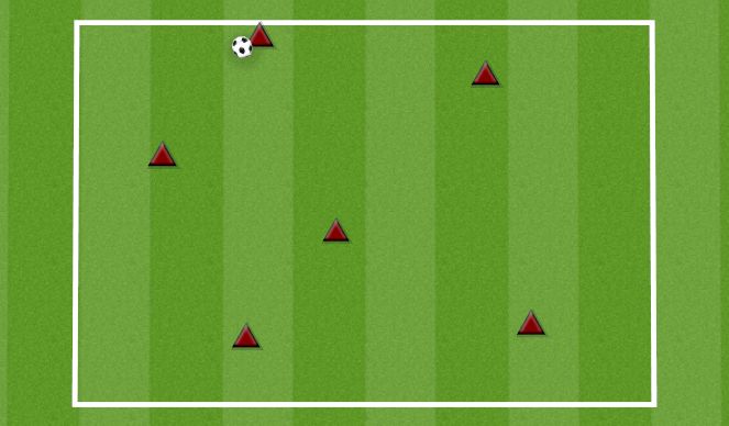 Football/Soccer Session Plan Drill (Colour): PAINT THE FIELD