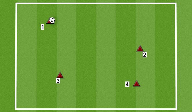 Football/Soccer Session Plan Drill (Colour): NUMERICAL PASSING