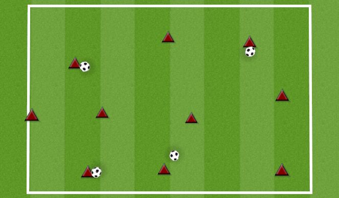 Football/Soccer Session Plan Drill (Colour): PASS AND MOVE