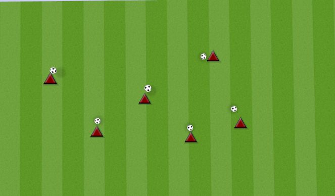 Football/Soccer Session Plan Drill (Colour): JUGGLING ANIMATION