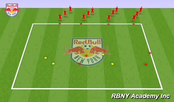 Football/Soccer Session Plan Drill (Colour): Dynamic