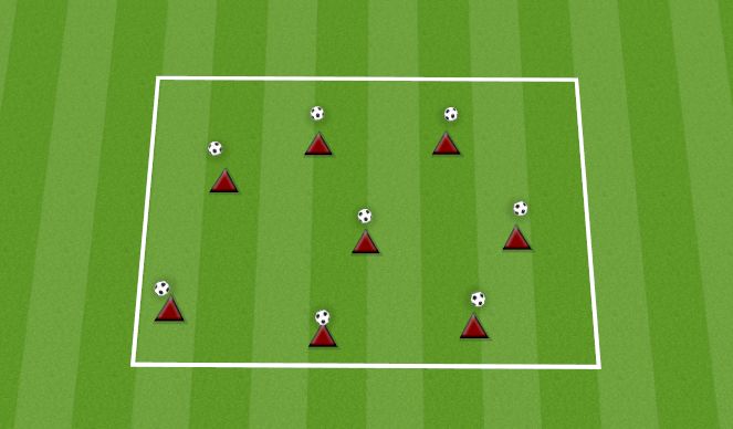 Football/Soccer Session Plan Drill (Colour): Animation 2