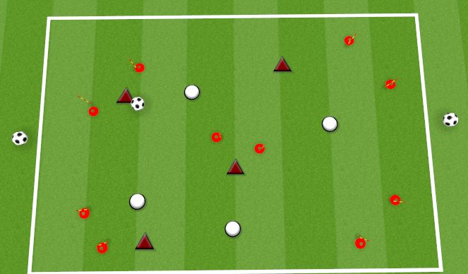 Football/Soccer Session Plan Drill (Colour): GATES 