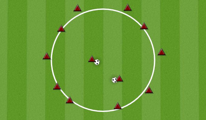 Football/Soccer Session Plan Drill (Colour): THIRD MAN RUNNING EXAMPLE 