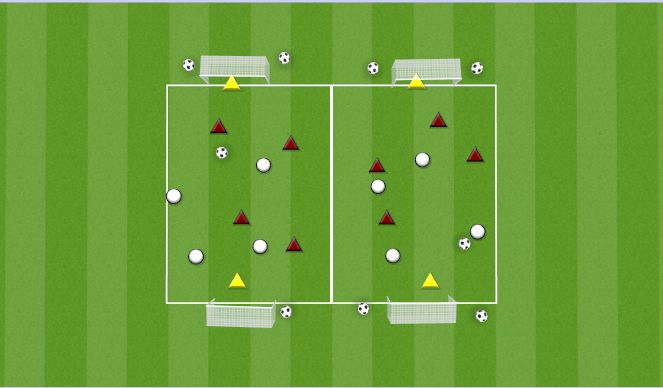 Football/Soccer Session Plan Drill (Colour): PLAYER CHANGE