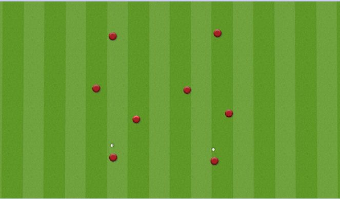 Football/Soccer Session Plan Drill (Colour): Passing Pattern