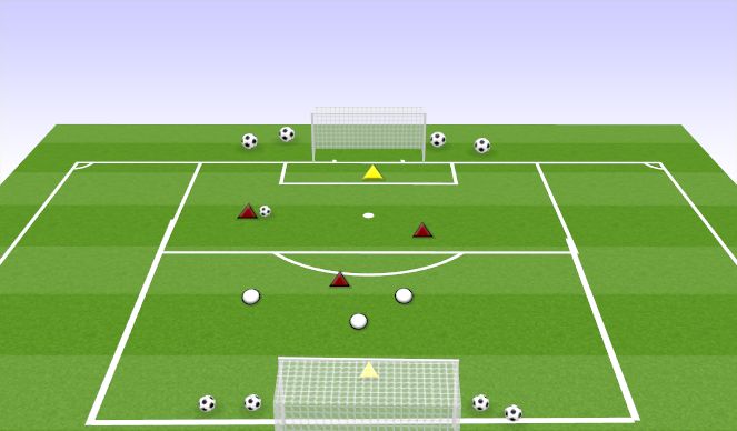 Football/Soccer Session Plan Drill (Colour): PLAY AND MOVE