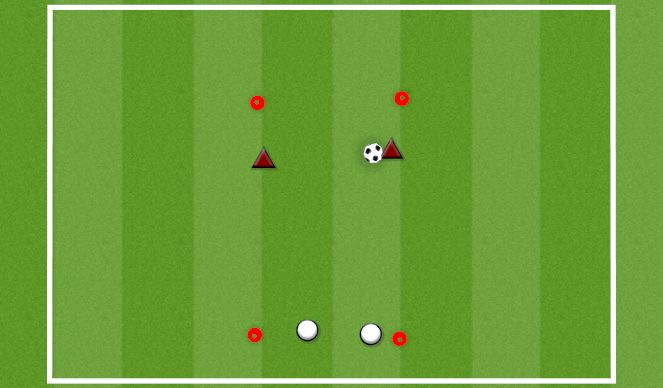 Football/Soccer Session Plan Drill (Colour): HEADING BATTLES