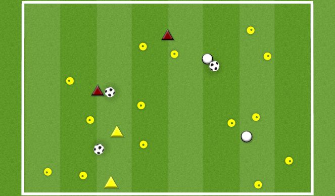 Football/Soccer Session Plan Drill (Colour): PASSING GATES GAME