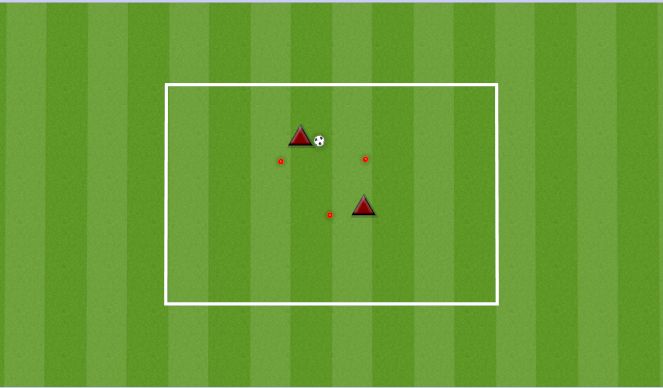 Football/Soccer Session Plan Drill (Colour): TRIANGLE PASSING