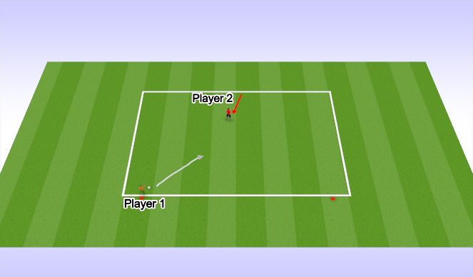 Football/Soccer Session Plan Drill (Colour): Spin Out - 2